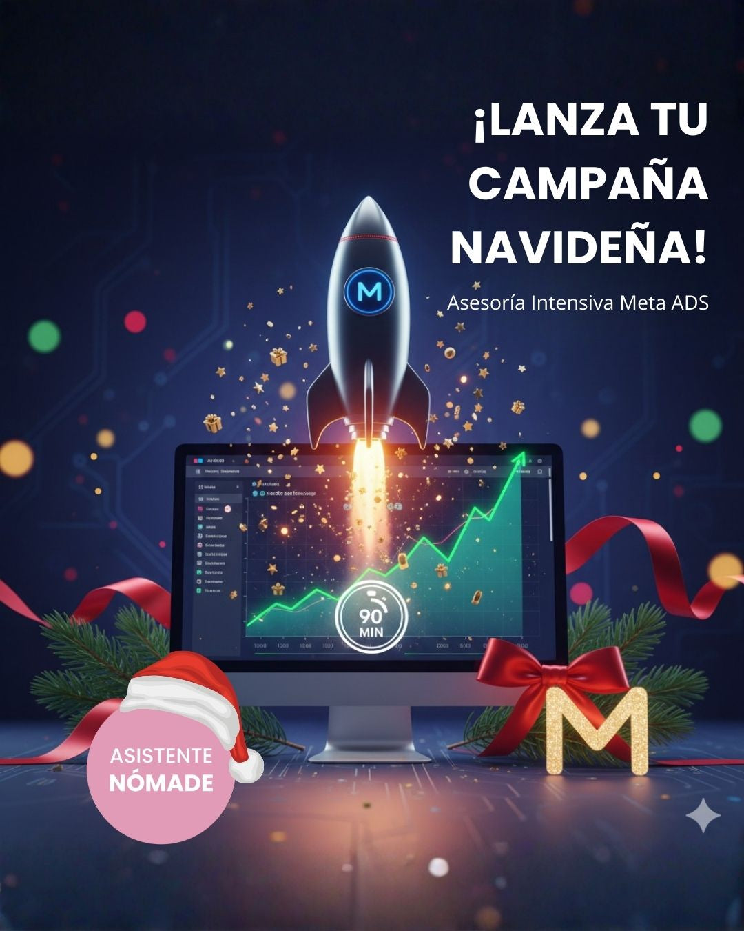 ASESORÍA INTENSIVA PRESENCIAL: CAMPAÑA DE VENTA NAVIDEÑA EN META ADS